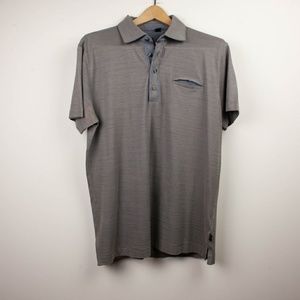 Hugo Boss Grey Polo, mens size L